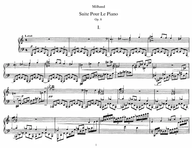 First page of Suite