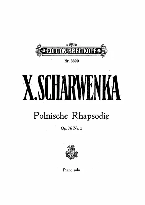 First page of Arkadische Suite fur Orchester