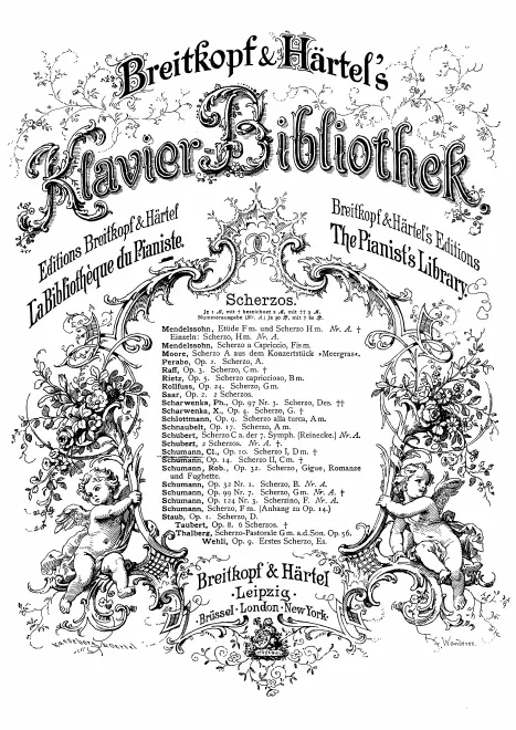 First page of Scherzo No.1