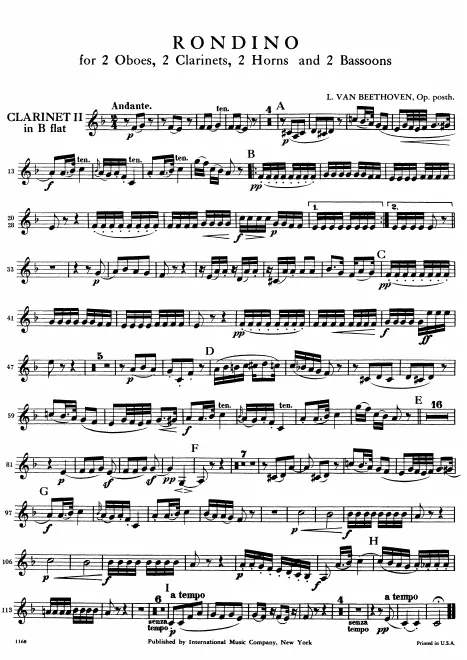 Clarinet 2 (B♭)
