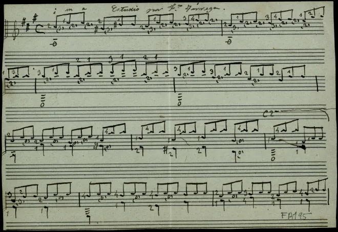 First page of Estudio No.1