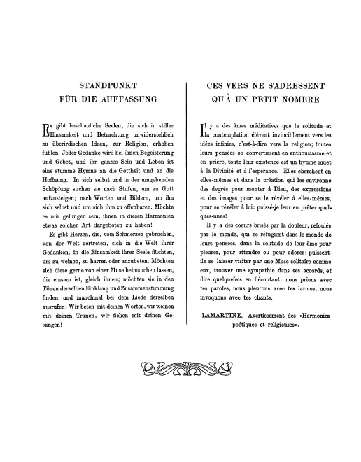 First page of Harmonies poétiques et religieuses