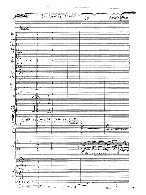First page of Winter Legends