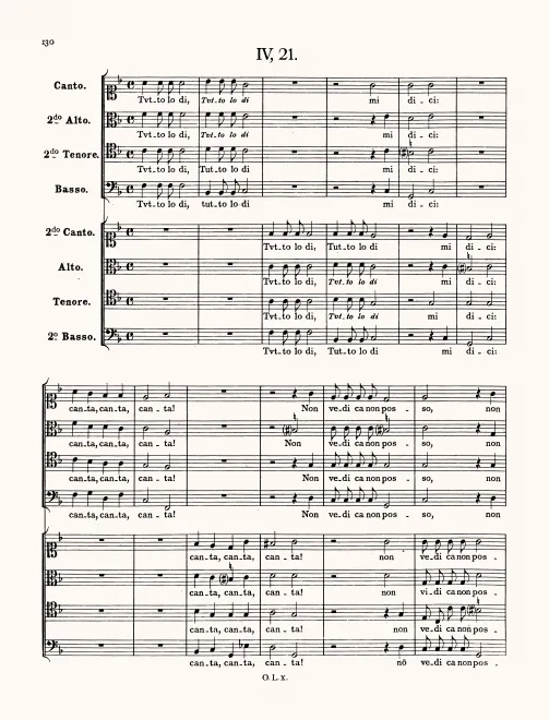 First page of Tutto lo dì mi dici