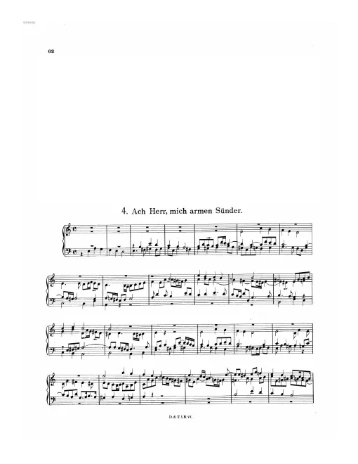 First page of Ach Herr, mich armen Sünder