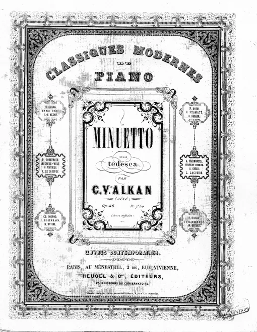 First page of Minuetto alla tedesca