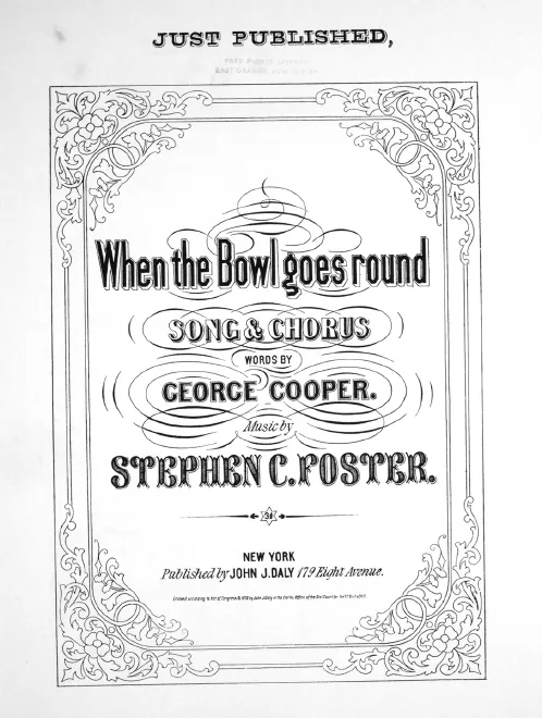 First page of While the Bowl Goes Round