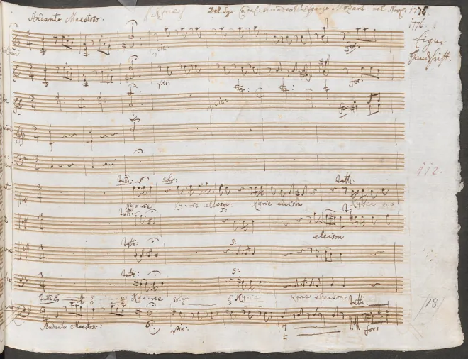 First page of Missa in C