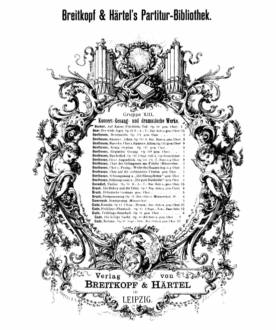 First page of Die Birken und die Erlen