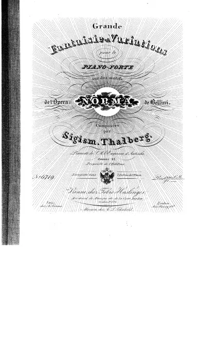 First page of Grande fantaisie et Variations sur des motifs de 'Norma'