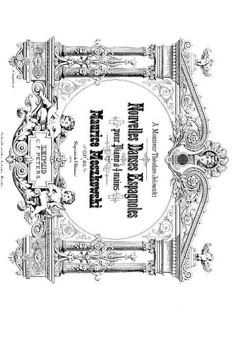 First page of 3 Nouvelles Danses Espagnoles