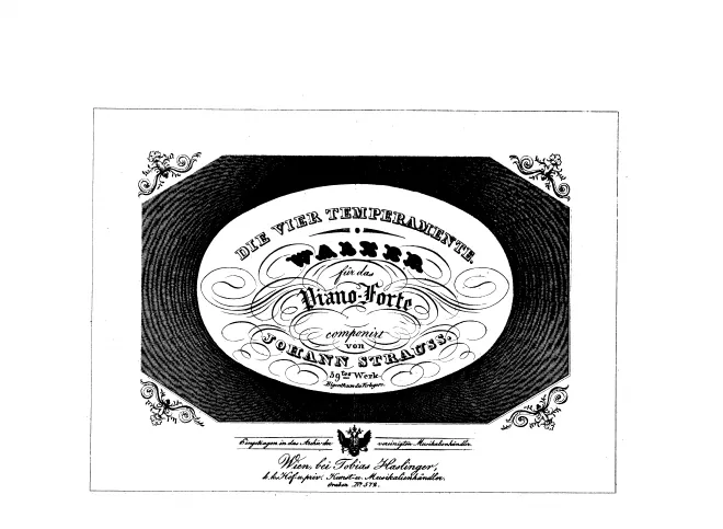 First page of Die vier Temperamente