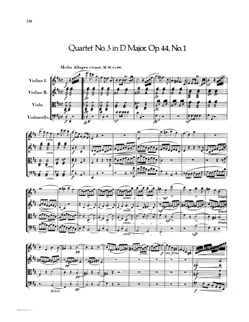 First page of String Quartet No.3