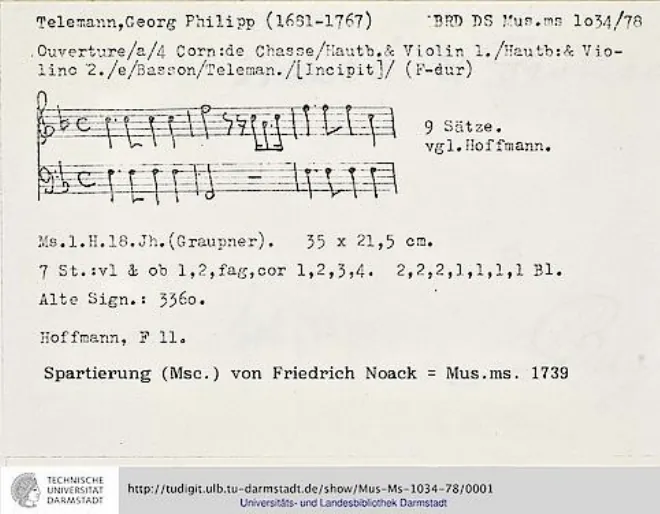 First page of Ouverture en Pantomie
