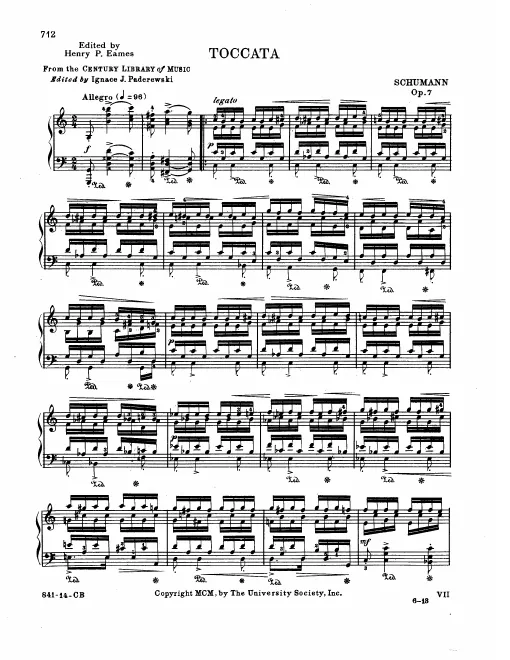 First page of Toccata