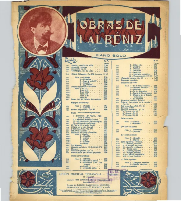 First page of Rimas de Bécquer
