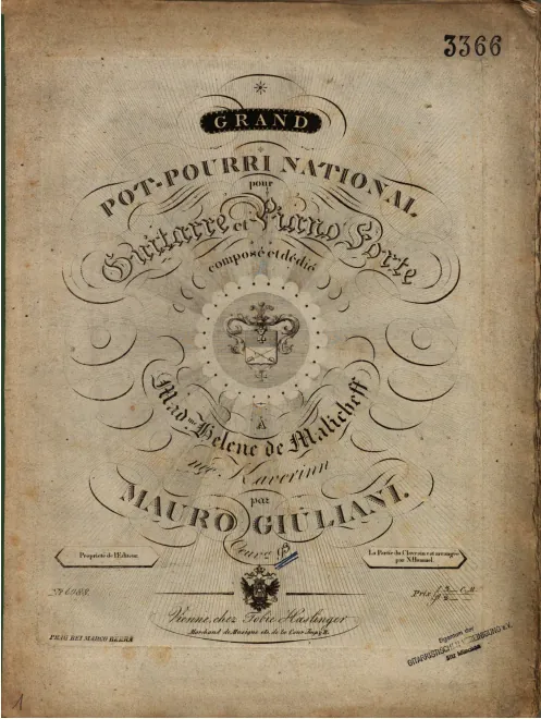 First page of Grand Potpourri