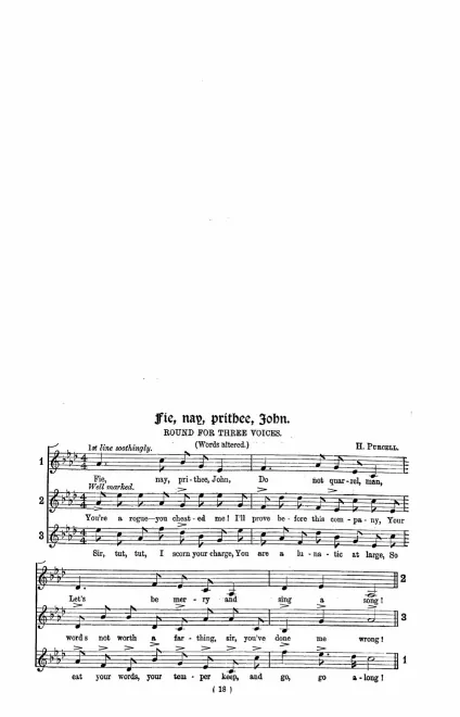 First page of Fie, nay prithee, John