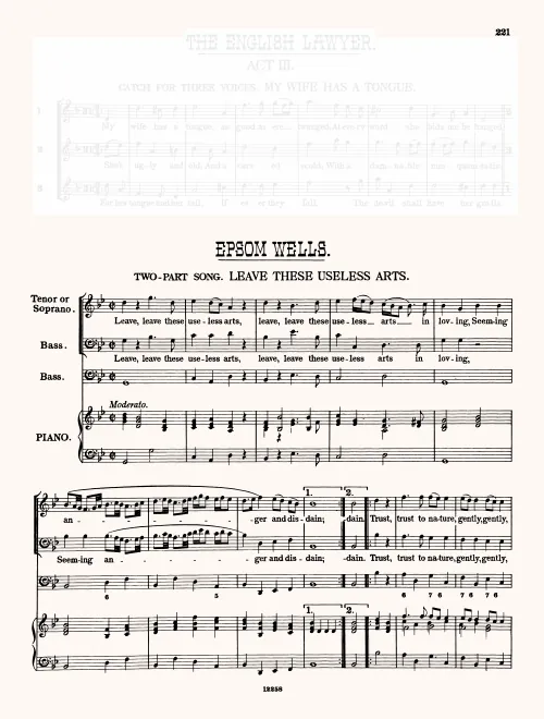 First page of Epsom Wells