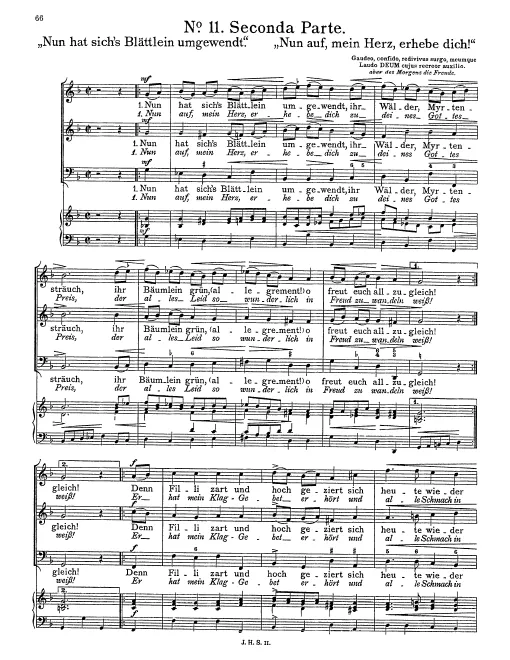 First page of Nun auf, mein Herz, erhebe dich!