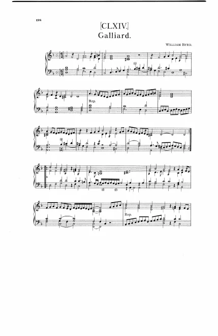 First page of Galliard