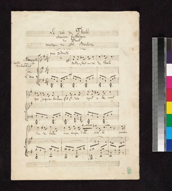 First page of Le roi de Thulé