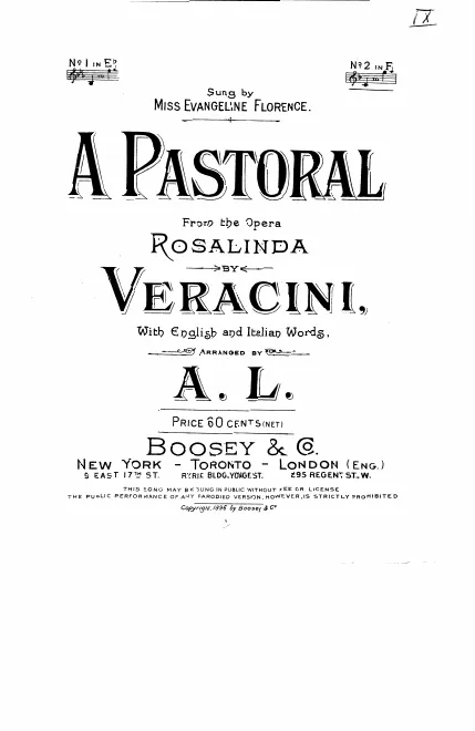 First page of Rosalinda