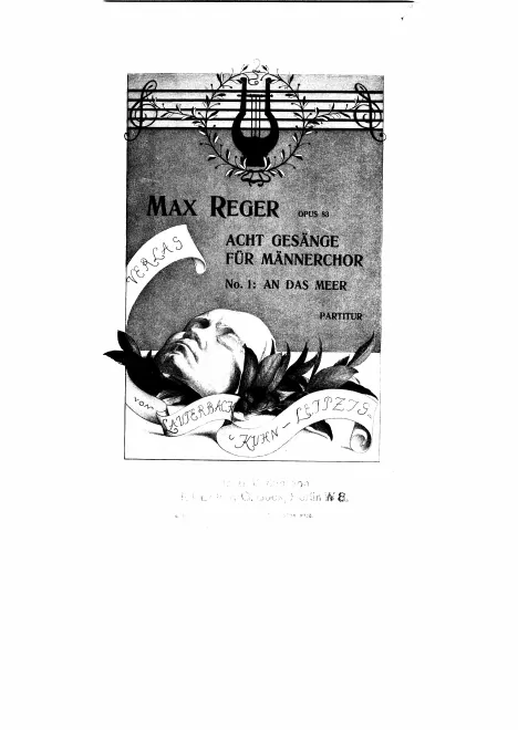 First page of 8 Gesänge