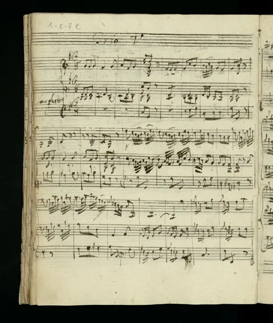 First page of String Trio in G major
