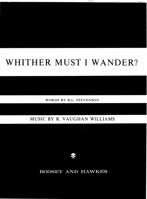 First page of Songs of Travel
