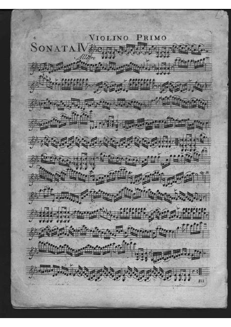 First page of String Trio in E-flat major