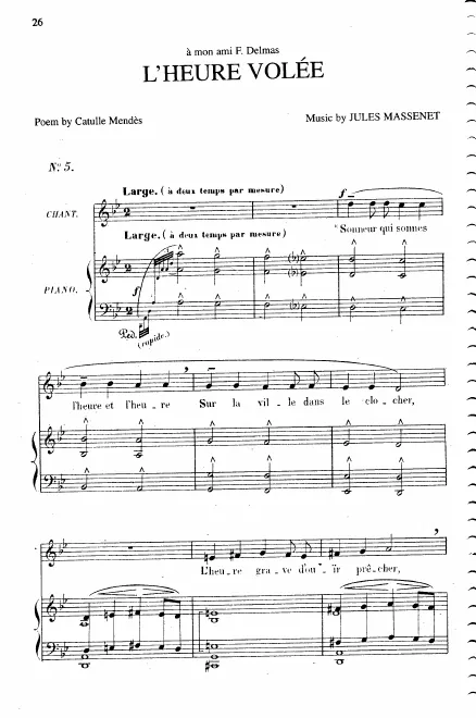 First page of L'heure volée