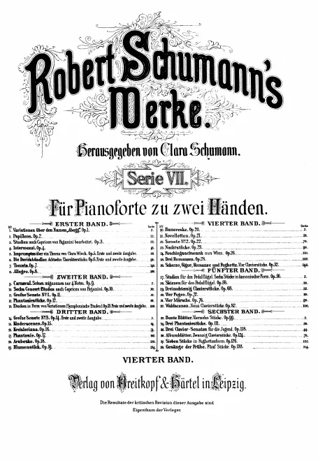 First page of Humoreske