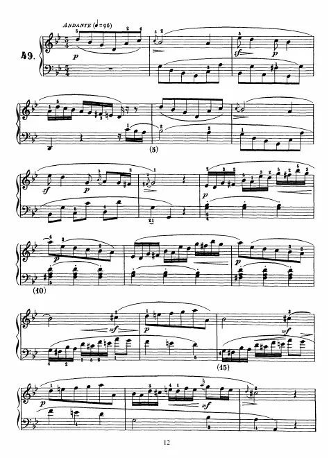 First page of Keyboard Sonata in G minor