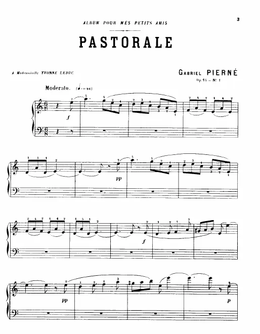 First page of Album pour mes petits amis