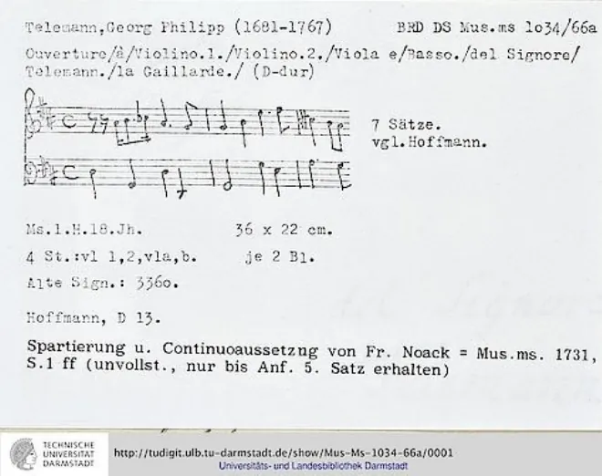 First page of Ouverture-Suite