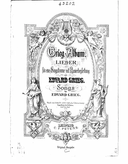 First page of Grieg-Album