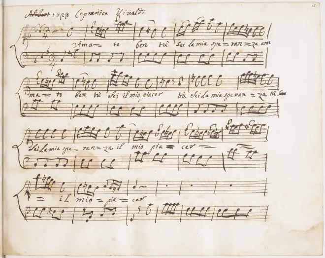 First page of Ercole su 'l Termodonte