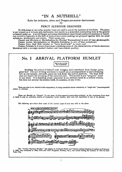 First page of In a Nutshell