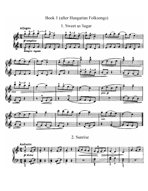 First page of For Children