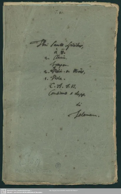 First page of Veni sancte spiritus reple