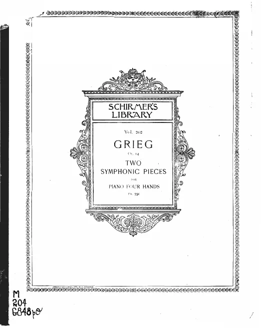 First page of 2 Symphonic Pieces