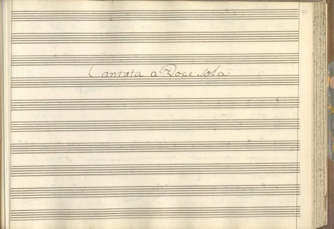 First page of Io son pur solo