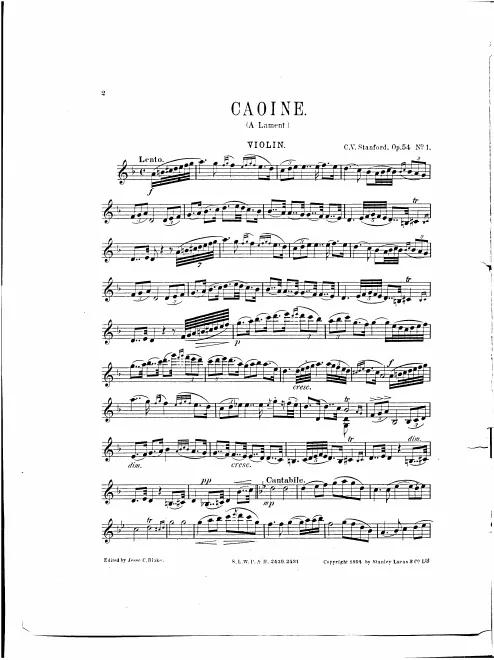First page of 6 Irish Fantasies