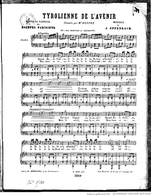 First page of Le carnaval des revues