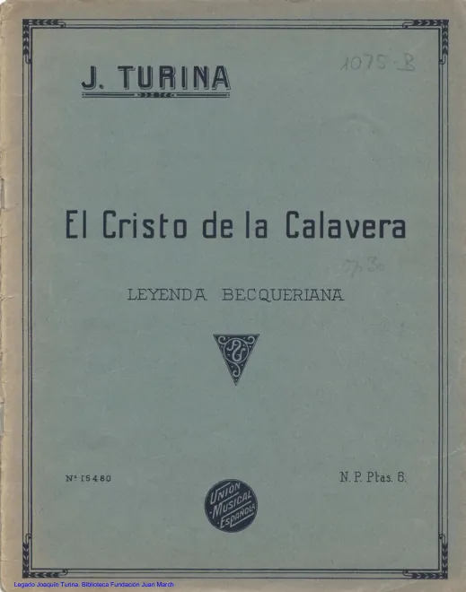 First page of El Cristo de la Calavera
