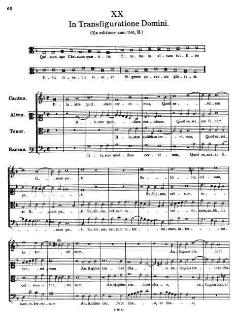 First page of Quicumque Christum quaeritis