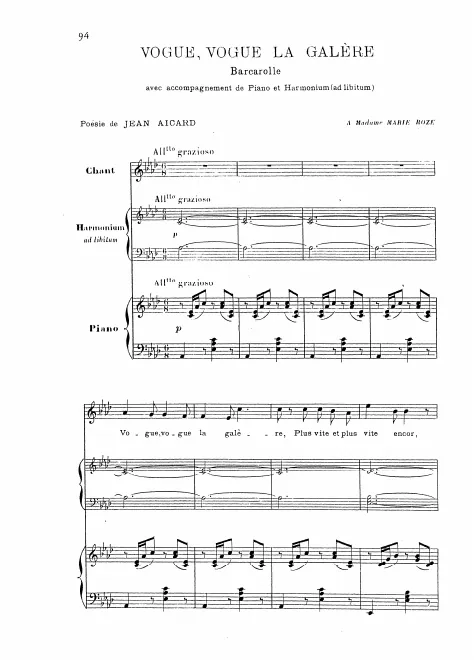 First page of Vogue, vogue la galère