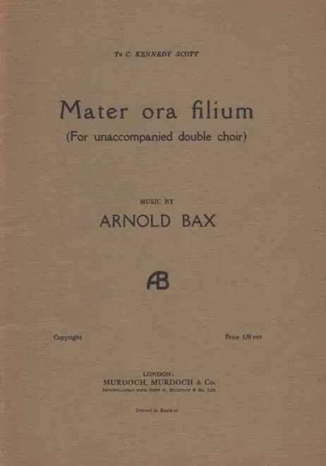 First page of Mater ora filium