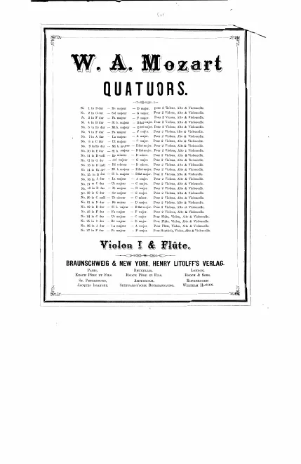 First page of 27 Quartets